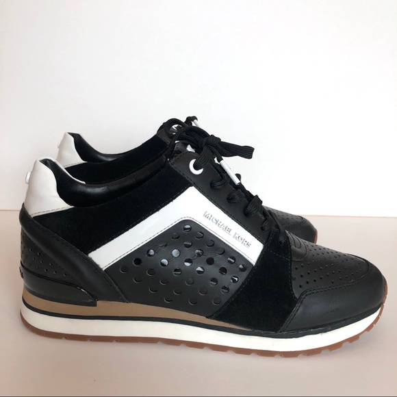 MICHAEL Michael Kors Shoes - Michael Kors Billy Black Trainers Sneakers NWT